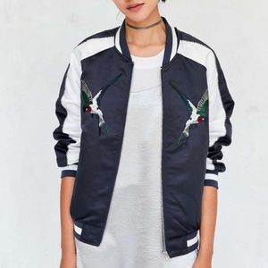 Silence + Noise Birds Of Paradise Embroidered Bomb